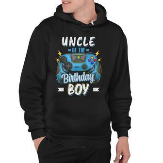 Uncle Of The Birthday Boy Matching Family Video Gamer Party Hoodie - Seseable