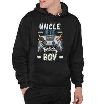 Uncle Of The Birthday Boy Matching Family Video Gamer Party Hoodie - Seseable