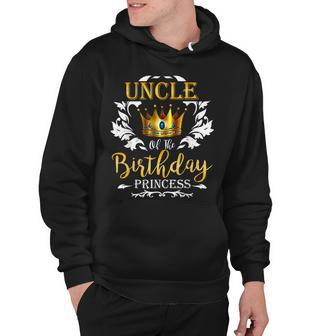 Uncle Of The Birthday Princess Girl Party Family Matching Hoodie - Seseable