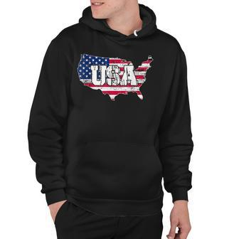 Usa American Flag United States Of America 4Th Of July Hoodie | Mazezy