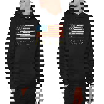 Usa Flag Patriotic With Bill Of Rights 4Th Of July Hoodie | Mazezy