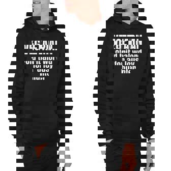 Vegetarian Old Tribal Word For A Lousy Hunter Hoodie - Thegiftio UK