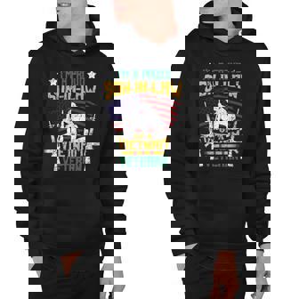 Veteran Proud Son In Law Of A Vietnam Veteran Hoodie | Mazezy