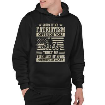 Veteran Veterans Day Trust Me Your Lack Of Spine Offends Veteran More 92 Navy Soldier Army Military Hoodie - Monsterry AU
