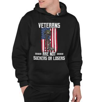 Veteran Veterans Day Us Veterans Respect Veterans Are Not Suckers Or Losers 189 Navy Soldier Army Military Hoodie - Monsterry
