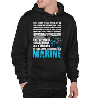 Veterans Day Gifts Forever Be A Marine American Veterans Hoodie - Monsterry