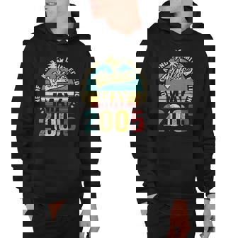Vintage 17 Years Old May 2005 Decorations 17Th Birthday Hoodie | Mazezy