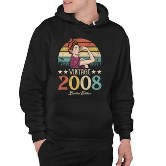 Vintage 2008 Limited Edition 2008 14Th Birthday 14 Years Old Hoodie | Mazezy