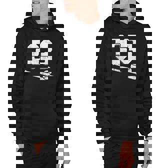 Vintage Baseball Jersey Number 33 Player Number Hoodie | Mazezy