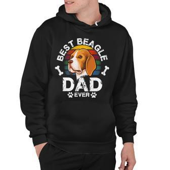 Vintage Distressed Best Lovers Dad 180 Beagle Dog Hoodie - Seseable