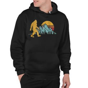 Vintage Retro Bigfoot Believe Silhouette Mountain Sun 234 Shirt Hoodie | Favorety