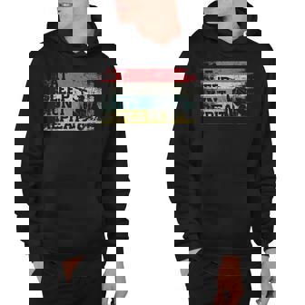 Vintage Retro Eat Sleep Hunt Repeat Funny Hunting Hunter Hoodie - Thegiftio
