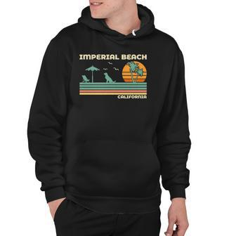 Vintage Retro Family Vacation California Imperial Beach Hoodie | Mazezy