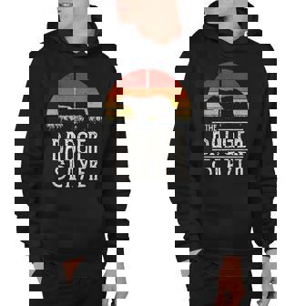 Vintage Sunset Retro Style Badger Hunting Badger Slayer Hoodie - Thegiftio