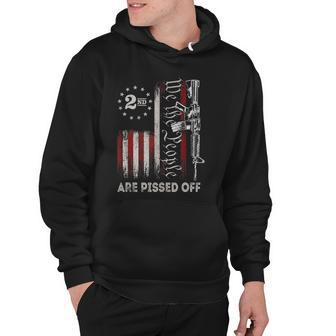 We The People Are Pissed Off Vintage Us America Flag Guns Hoodie | Mazezy