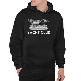 Webster Lake Yacht Club Pontoon Boat Hoodie | Mazezy
