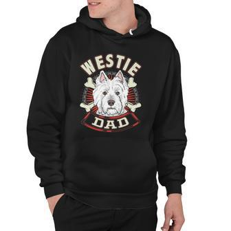 Westie Dad Fathers Day Gift Hoodie | Mazezy