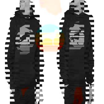 Whippet Retro Vintage 60S 70S Sunset Snap Dog Lovers Men Hoodie | Mazezy