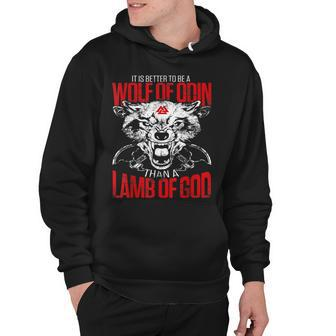 Wolf Of Odin - Viking Design For Norseman Who Loves Odin Hoodie - Thegiftio UK