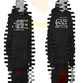 Womens Best Dogsitter Grandpa Funny Paw Dog Lover V-Neck Hoodie | Mazezy