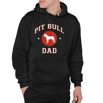 Womens Pit Bull Dad V-Neck Hoodie - Thegiftio UK