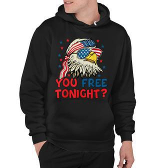 You Free Tonight Bald Eagle Mullet American Flag 4Th Of July  Hoodie
