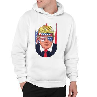4Th Of July Usa Donald Trump Funny Patriotic American Gift Hoodie | Mazezy