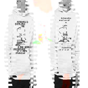 Banpa Grandpa Gift Banpasaurus Like A Normal Grandpa But More Awesome Hoodie - Seseable