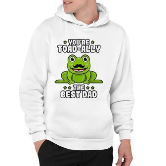 Best Dad Daddy Frog Toad Ally Fathers Day Toad Froggy Hoodie | Mazezy