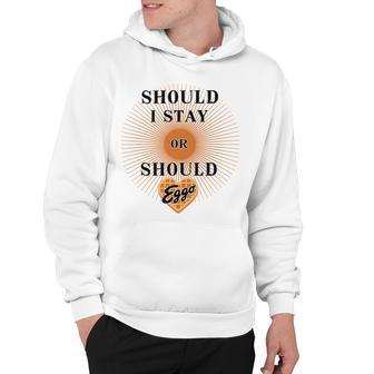 Best Seller Should I Stay Or Should Eggo Merchandise Hoodie | Favorety UK