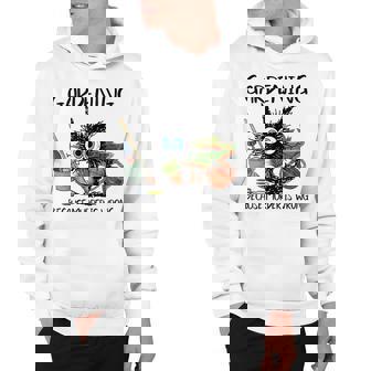 Black Cat Do Gardening Because Murder Is Wrong V3 Hoodie - Thegiftio