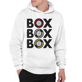 Box Box Box F1 Tyre Compound Design V2 Hoodie | Favorety UK