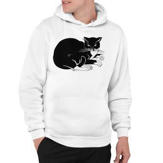 Cat Cut Cat Cat Lovers Black Cat Funny Cat Birthday Cat Gift Cat Danger Kitty V3 Hoodie | Favorety AU