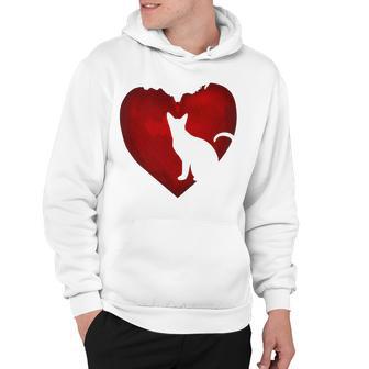 Cat Heart Shirt Cat Lovers Valentine Day Gifts For Couple Hoodie | Favorety UK