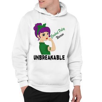 Cerebral Palsy Warrior Strong Women Green Ribbon Cerebral Palsy Cerebral Palsy Awareness Hoodie | Favorety DE