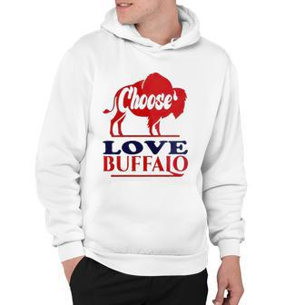 Choose Love Buffalo Pray For Stop Hate Hoodie | Mazezy