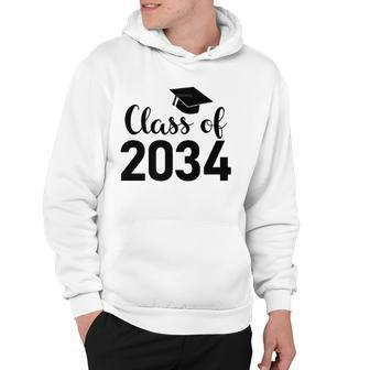 Class Of 2034 Grow With Me - Handprints Go On The Back Hoodie | Mazezy