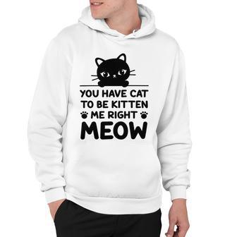 Cute Cat Lover Youve Got To Be Kitten Me Hoodie | Favorety DE