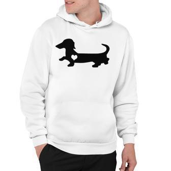 Dachshund Heart Dog Lover Hoodie | Favorety UK