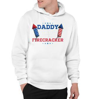Dad Daddy Of The Little Firecracker 4Th Of July Birthday Hoodie - Seseable