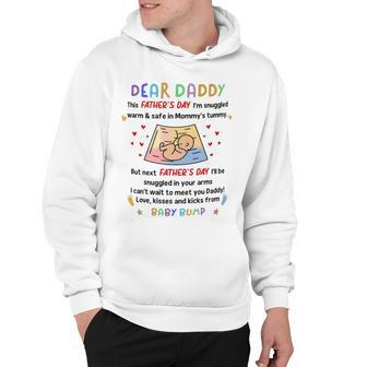 Dear Daddy I Cant Wait To Meet You Baby Bump Mug Hoodie - Monsterry CA