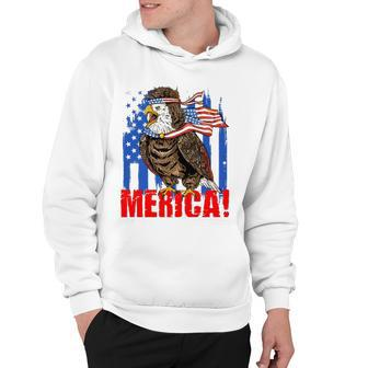Eagle American Flag Usa Flag Mullet Eagle 4Th Of July Merica Hoodie | Mazezy CA