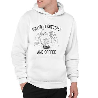Fueled By Crystals And Coffee Witch Spells Chakra Hoodie | Mazezy