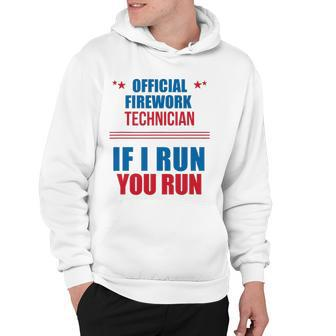 Funny 4Th Of July S Official Firework Technician Hoodie - Thegiftio UK