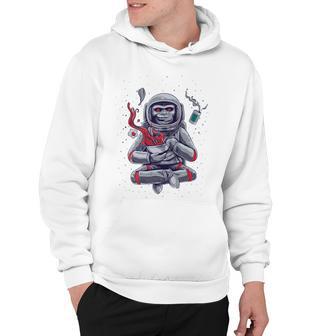 Funny Astronaut Monkey Ramen V2 Hoodie | Favorety UK