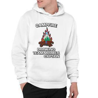 Funny Campfire Team Captain - Great Camping Hoodie | Mazezy