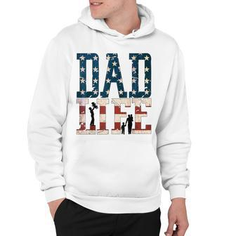 Funny Dad Life American Flag 4Th Of July Independence Day Hoodie - Seseable