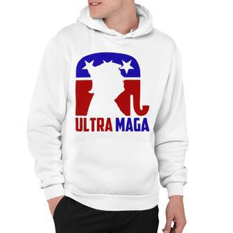 Funny Ultra Maga Gift For Americans Trump Biden Lover Hoodie | Favorety CA