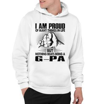 G Pa Grandpa Gift Nothing Beats Being A G Pa Hoodie - Seseable