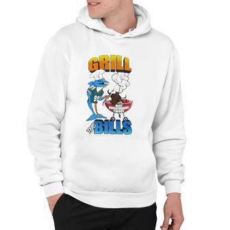 Grill The Bills Dolphin Chef Best Buffalo Burgers And Wings Hoodie | Mazezy